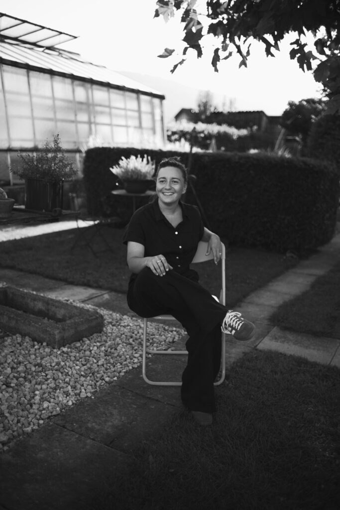 Christina Neubauer – Familienfotografin aus dem Burgenland, Schwarz-Weiß-Portrait
