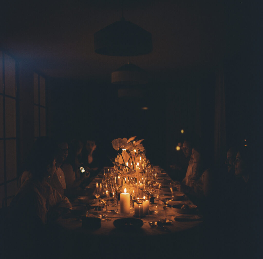Lagerfeuer am Hochzeitsabend – analog