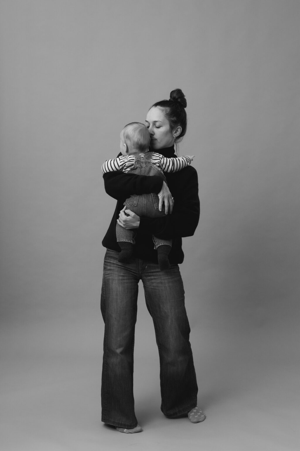Familienfoto im Studio